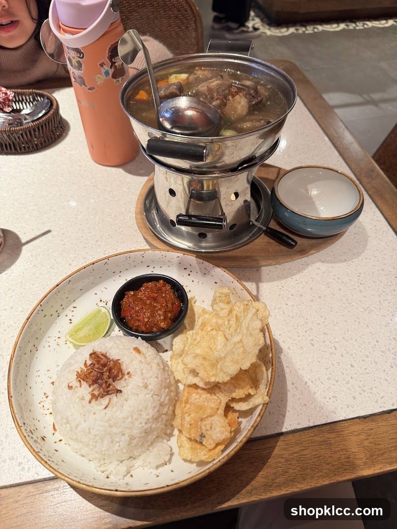 Soup and Rice Dish