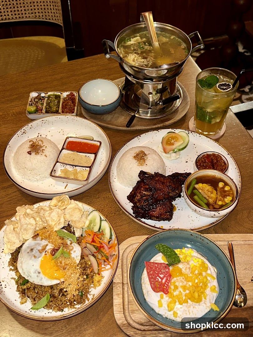 Various Indonesian Dishes