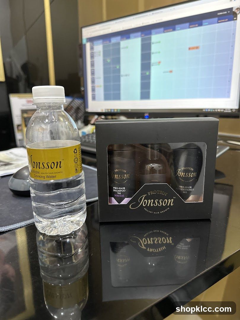 Jonsson Hair Care Set and Water Bottle