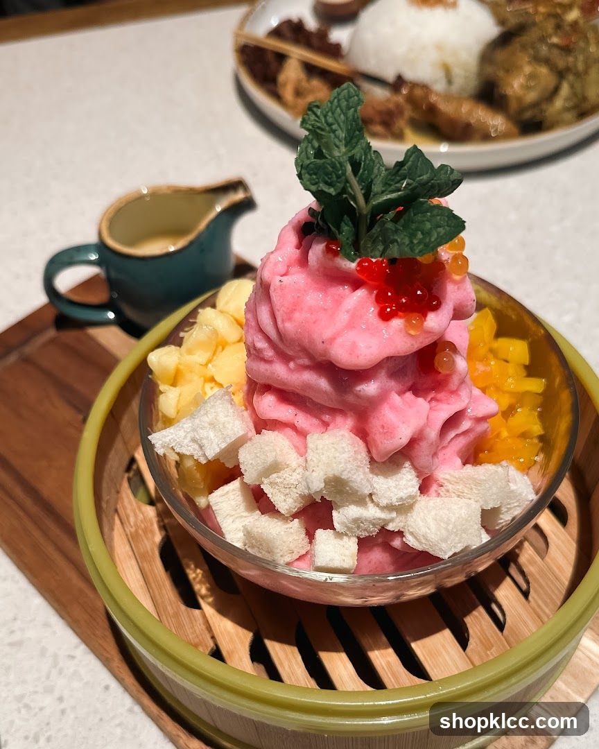Dessert with Fruit and Bread