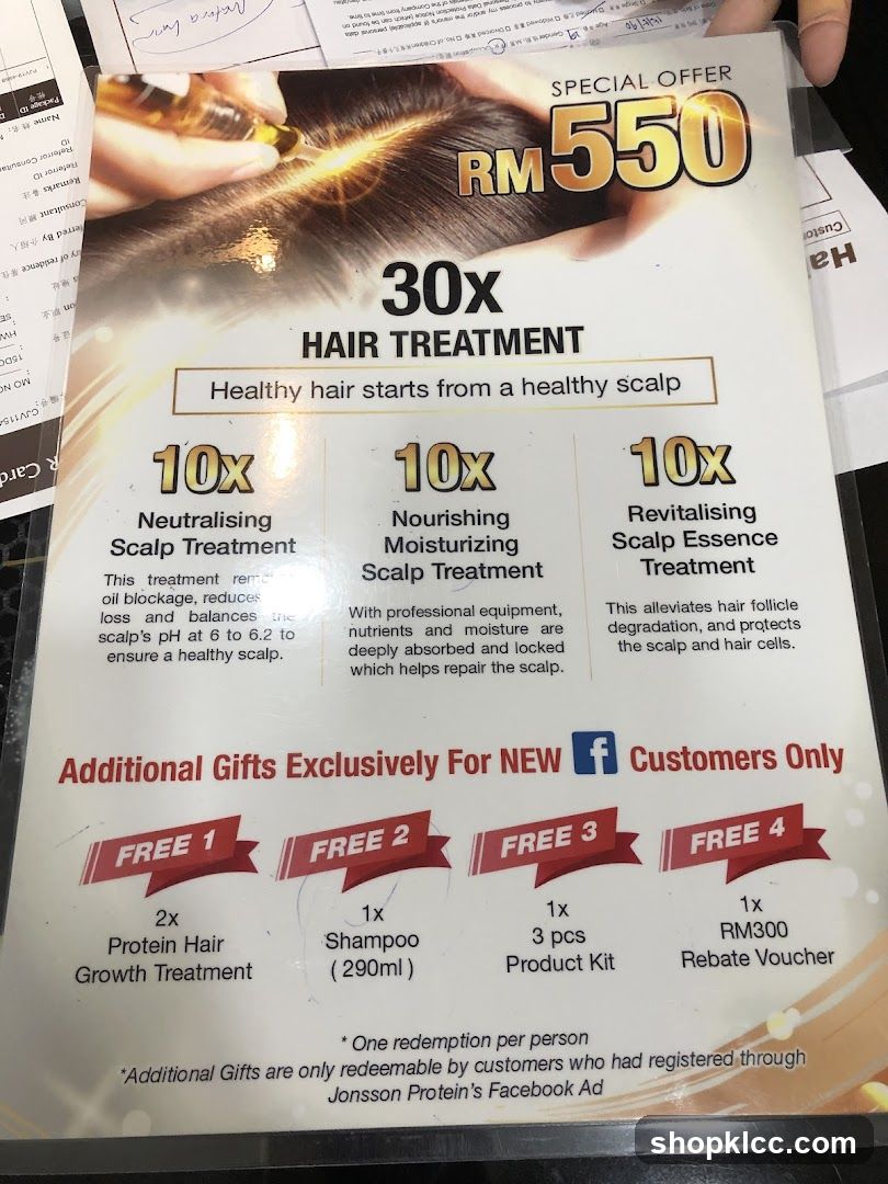 Hair Treatment Offer