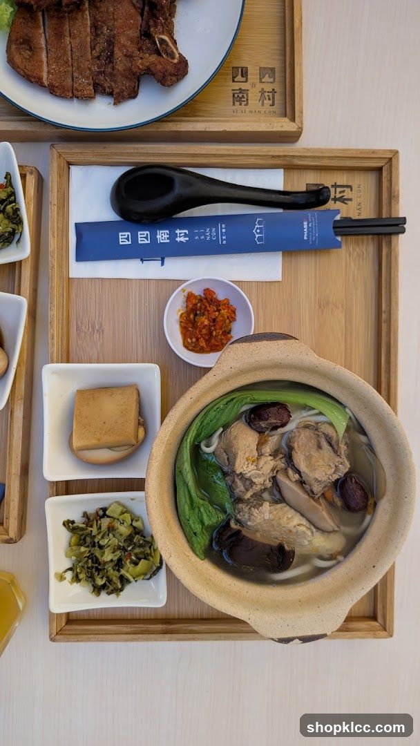 Pork Ribs and Noodle Soup