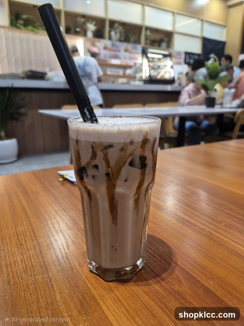 Chocolate Drink with Drizzle
