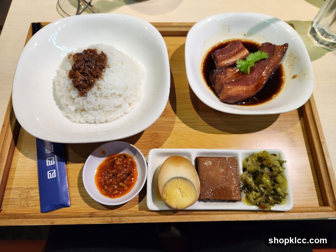 Braised Pork Belly Rice Set