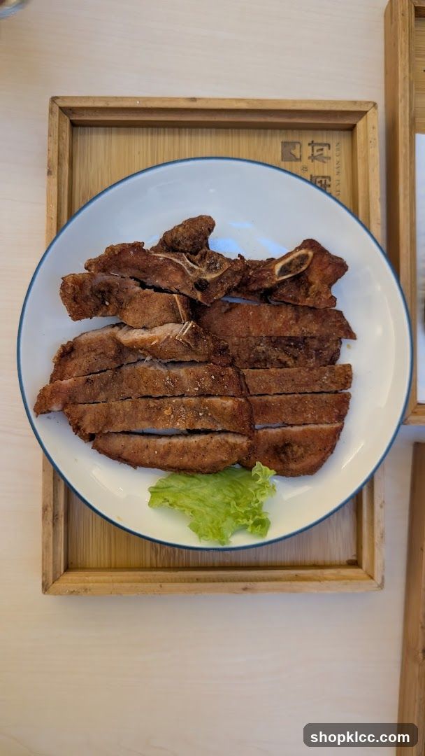 Sliced Pork Chops