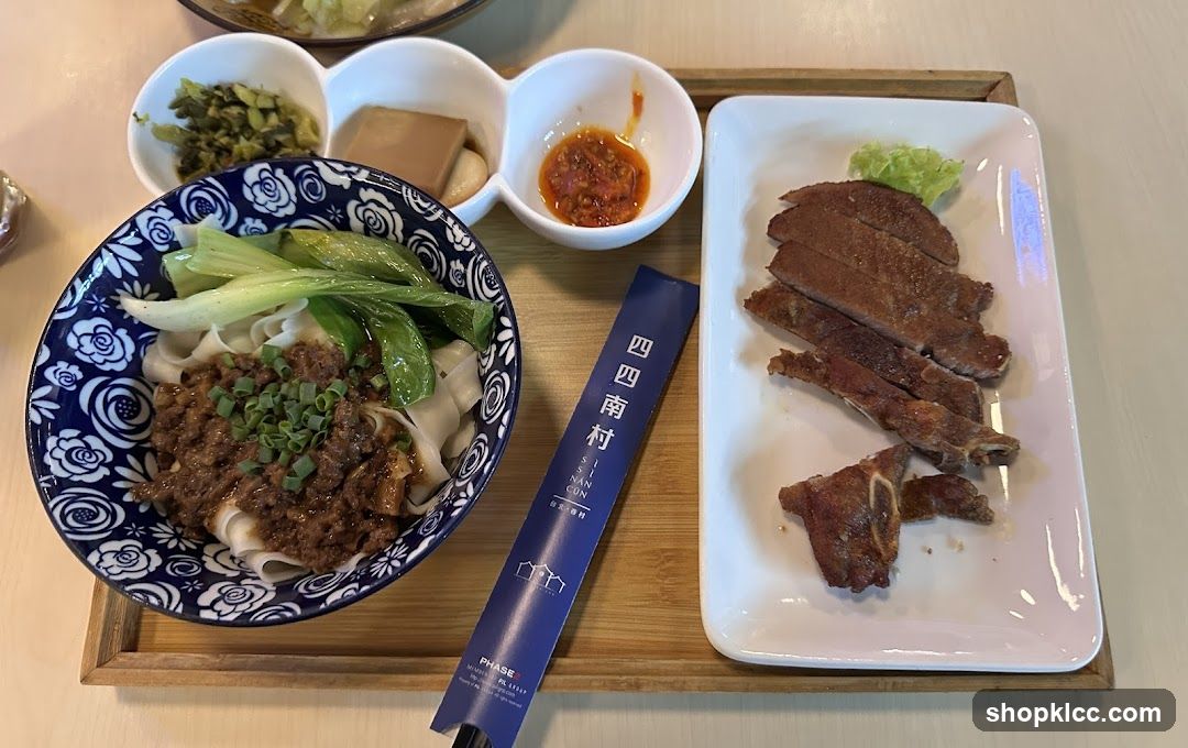 Noodles and Sliced Meat