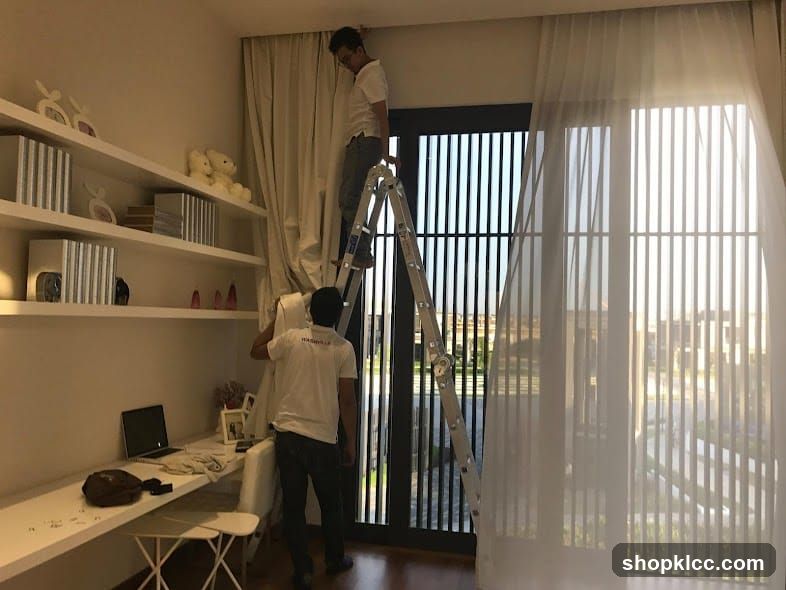 Curtain Installation