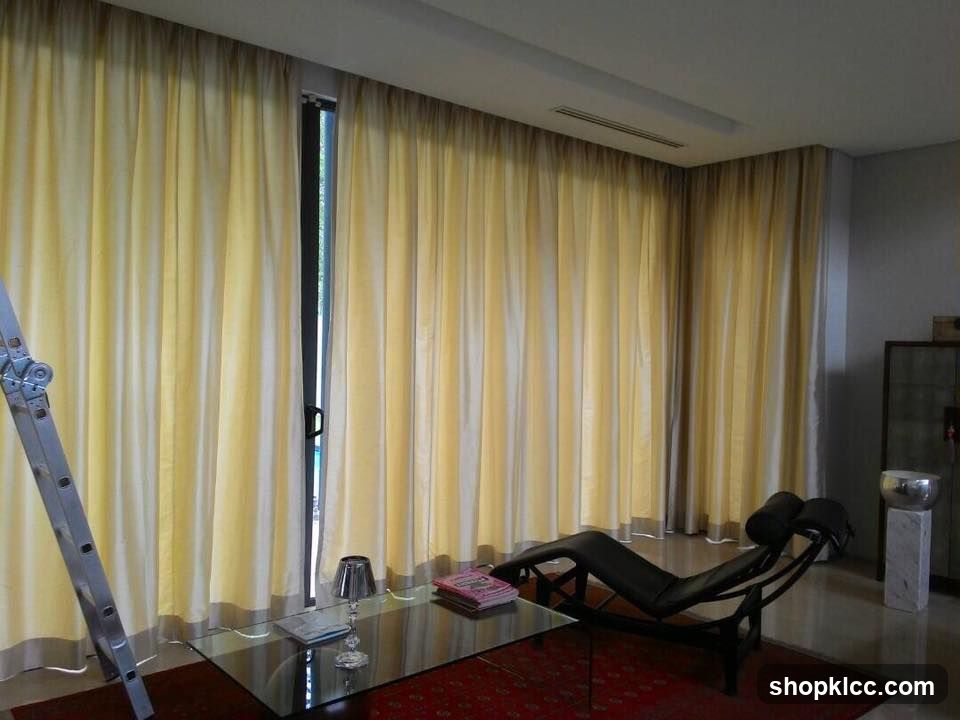 Modern Living Room with Chaise Lounge