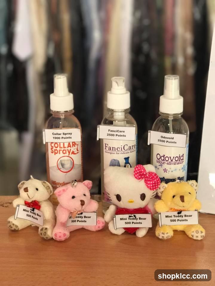 Cleaning Products and Plush Toys