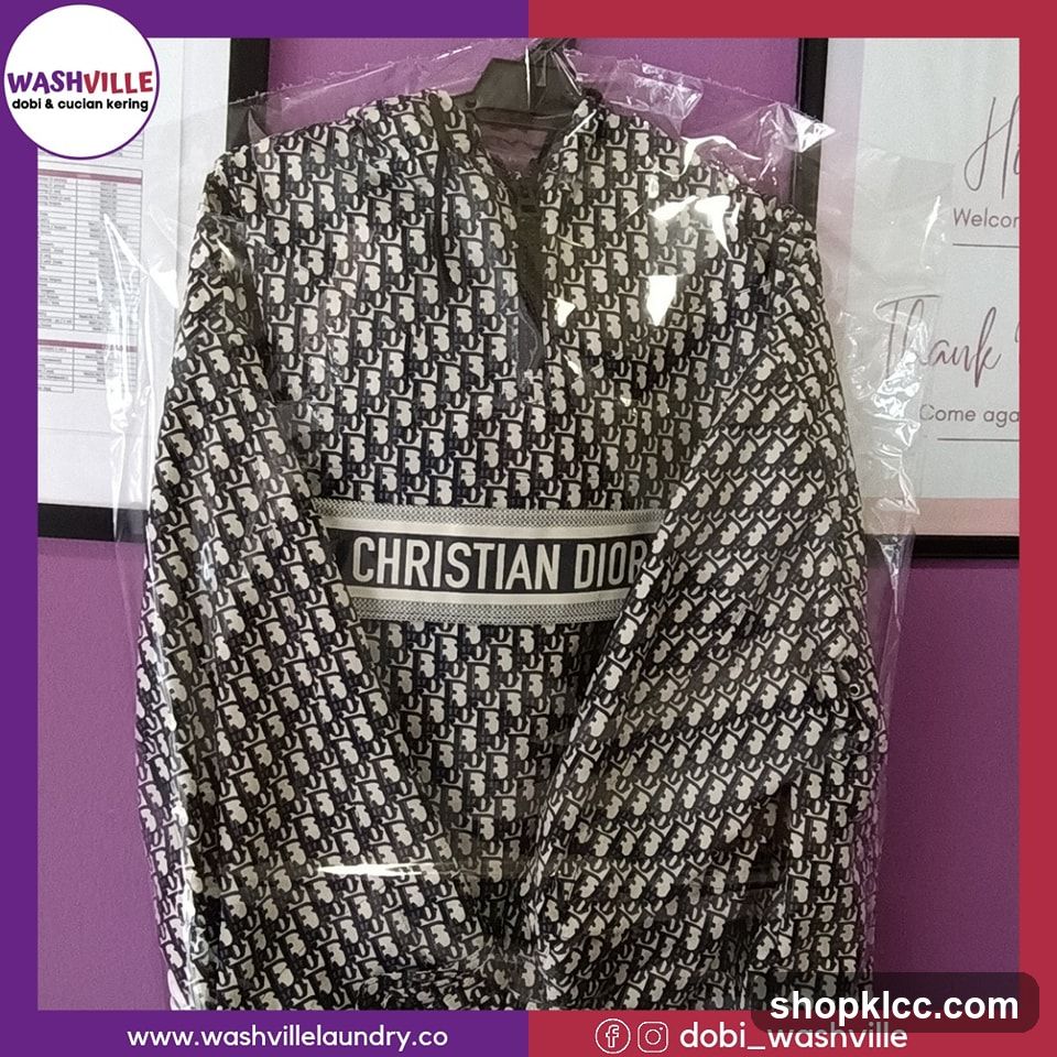 Christian Dior Jacket in Plastic Packaging