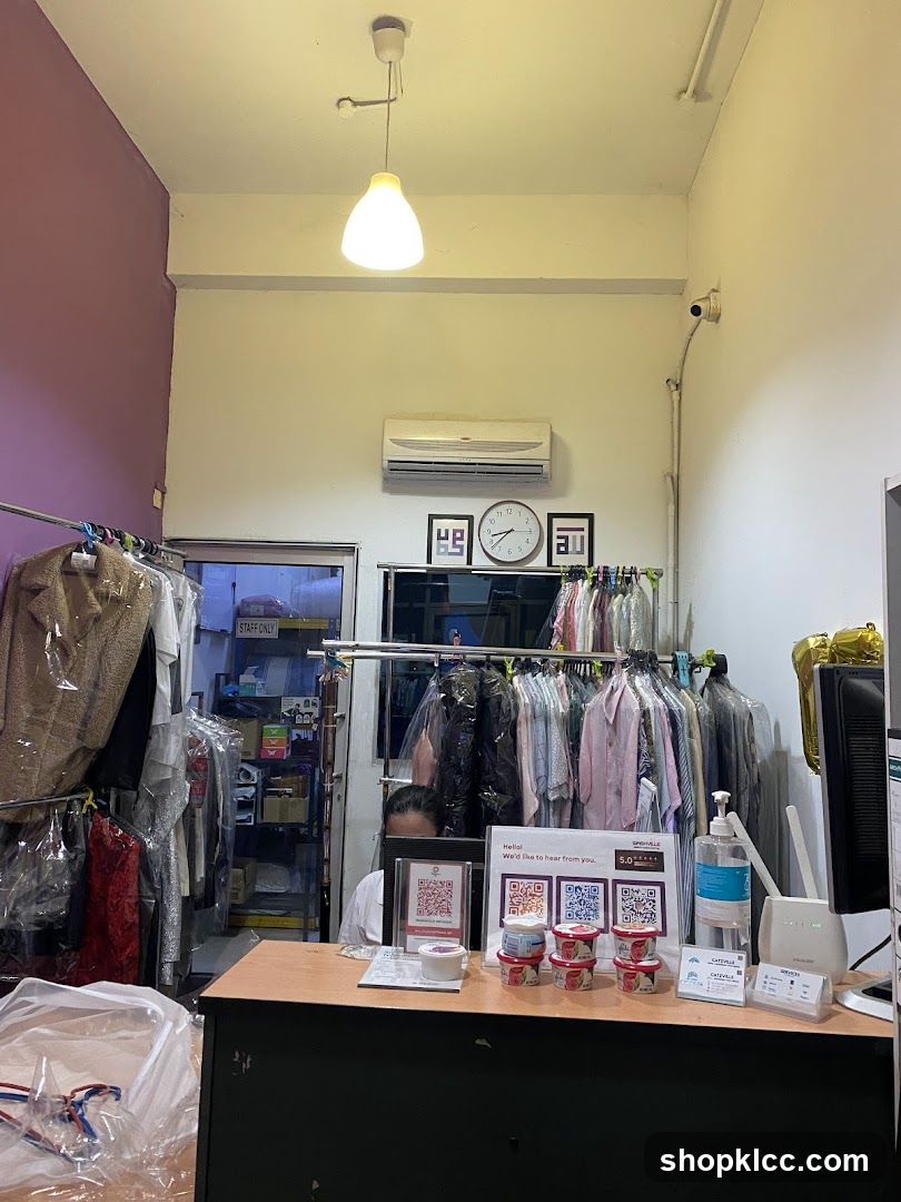 Dry Cleaning Counter