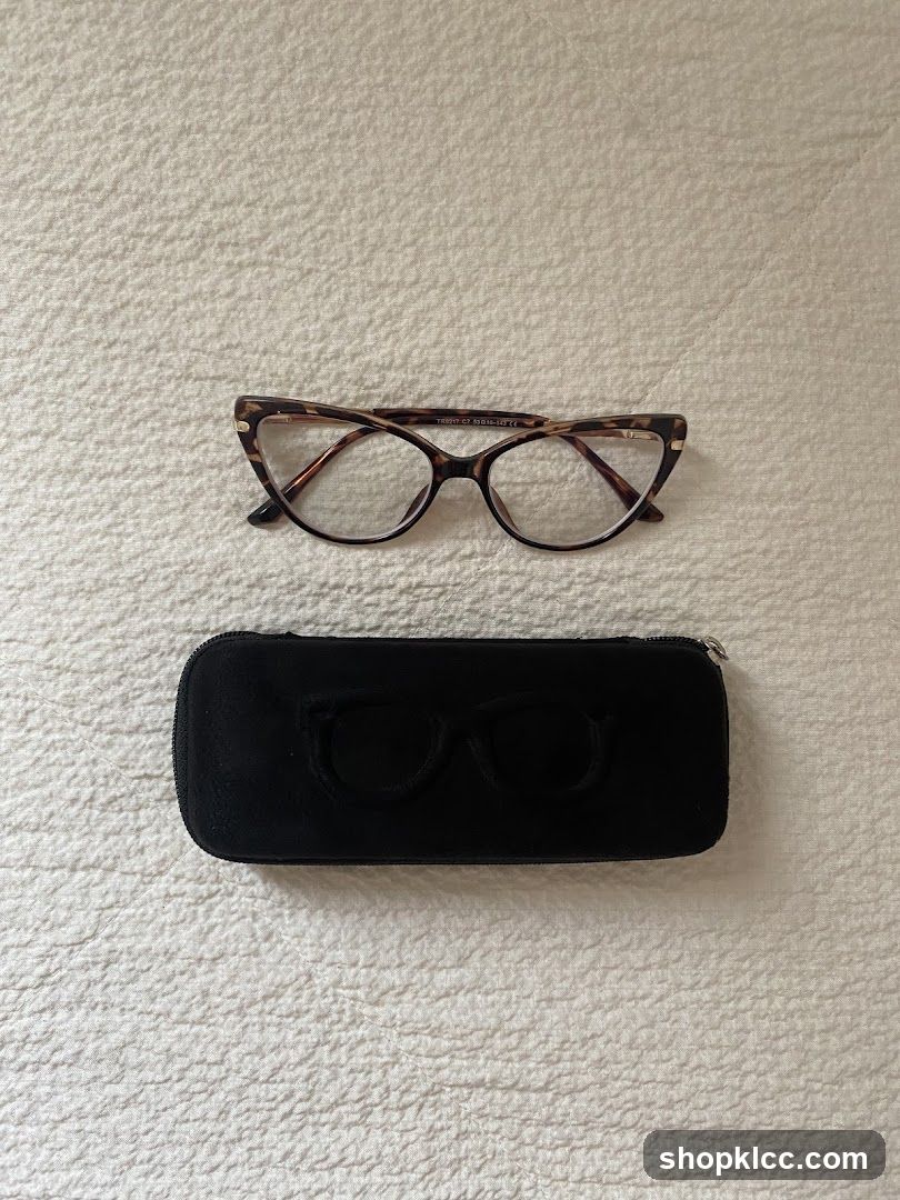 Eyeglasses and Case