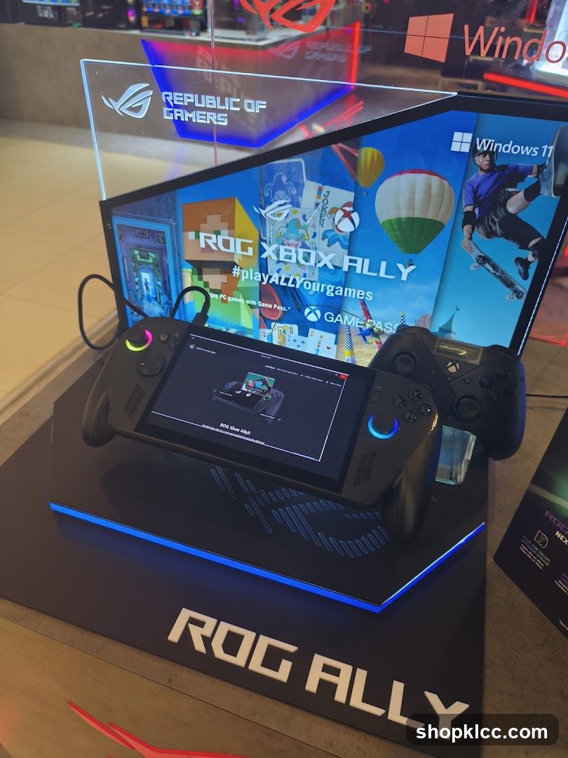 ROG Ally Gaming Device Display
