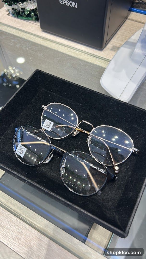 Eyeglasses on Display