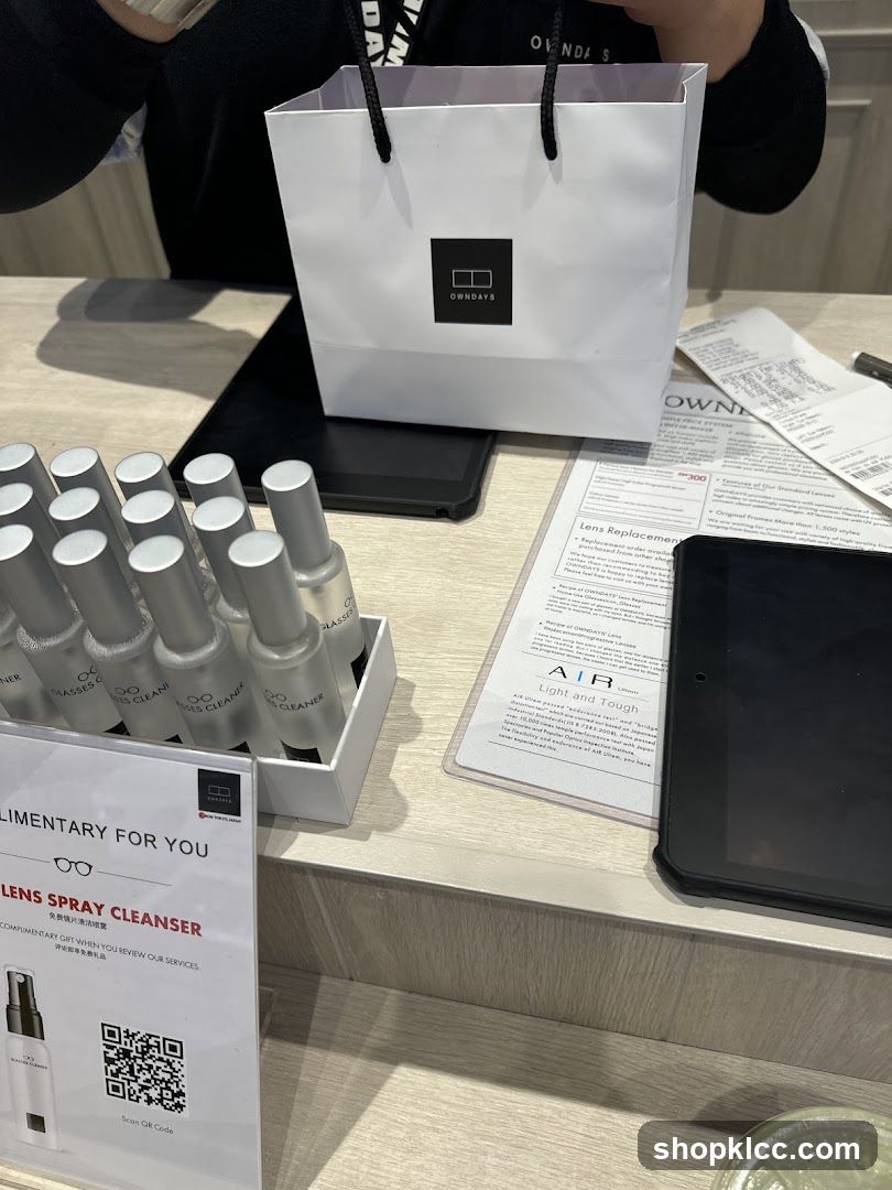 Eyewear Store Counter