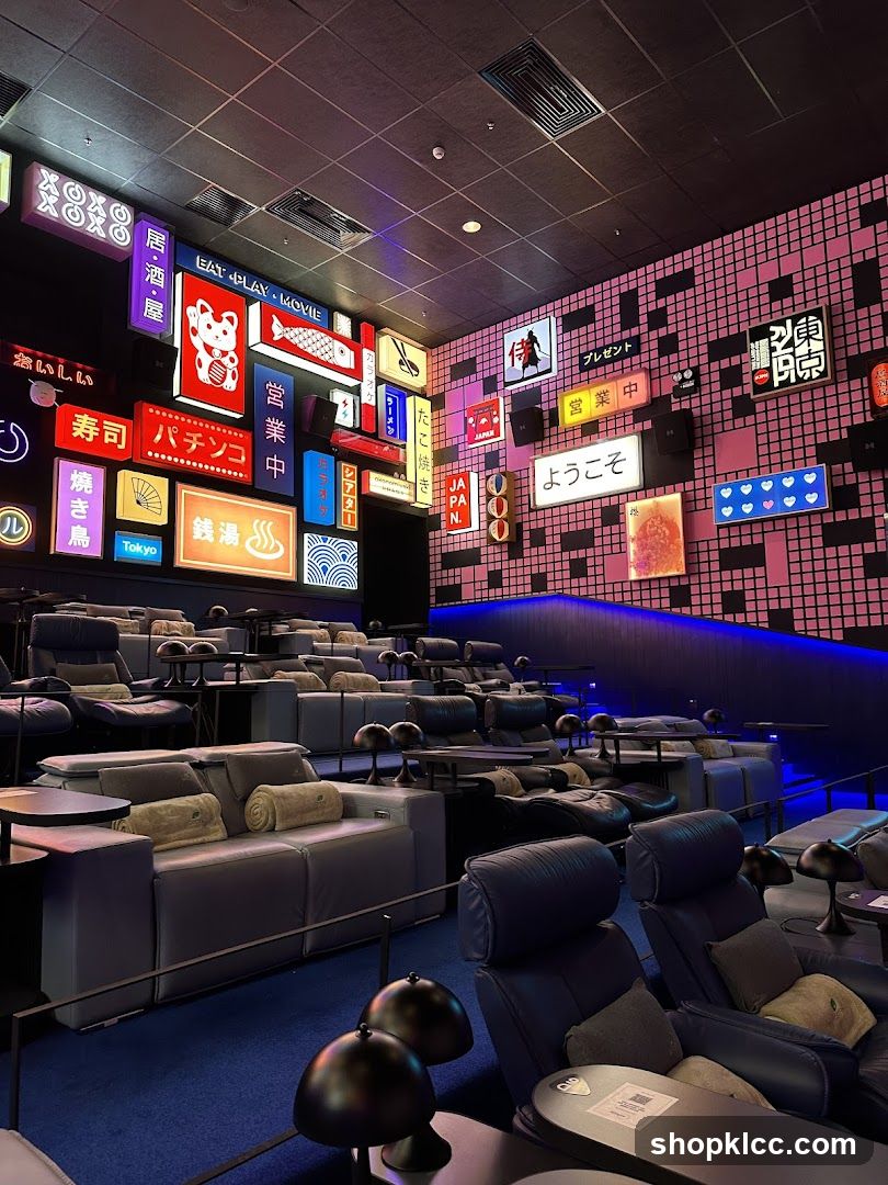 Japanese-themed Cinema Interior