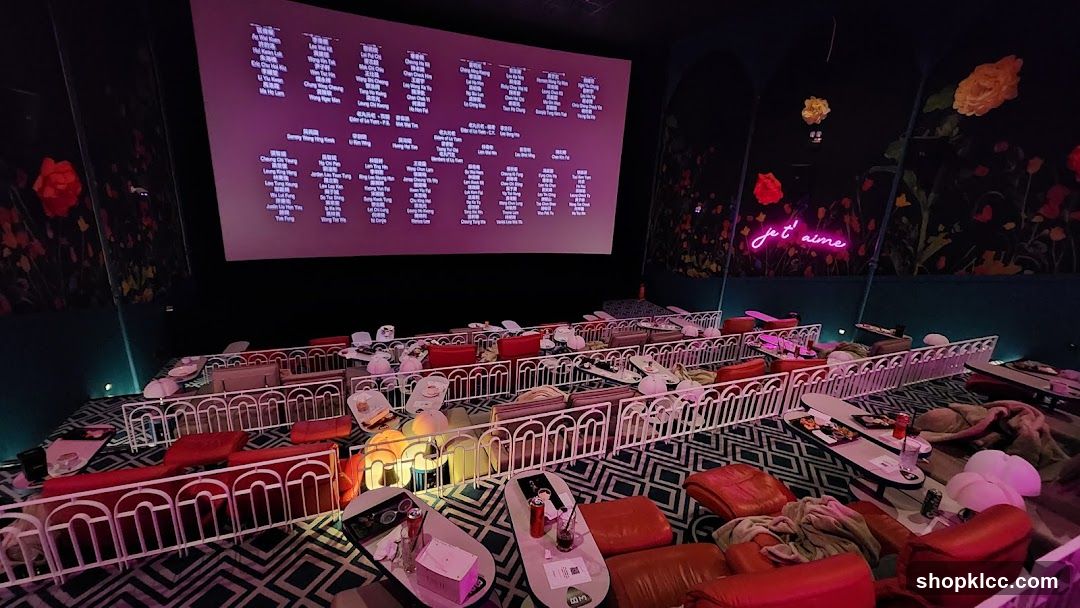 Cinema with lounge seating