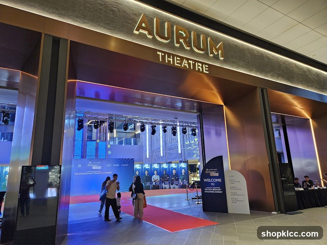 Aurum Theatre Entrance