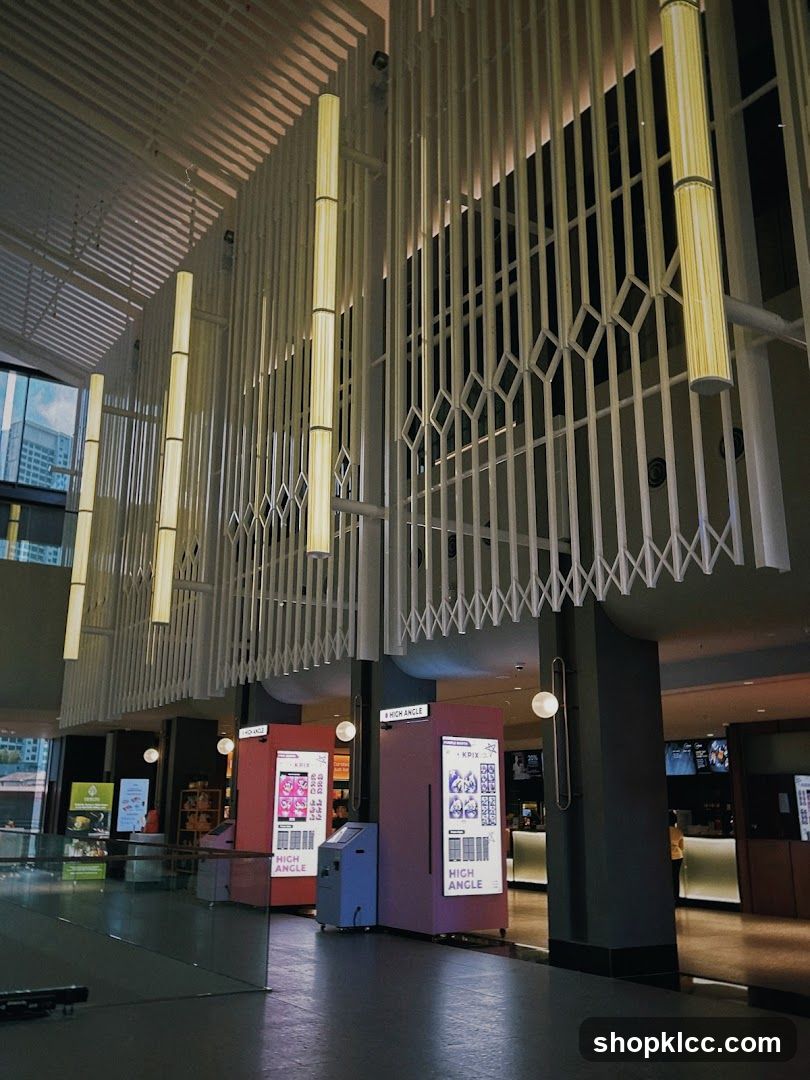 Cinema Lobby with Ticket Machines