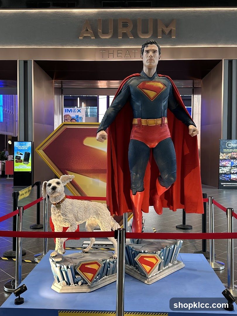 Superman and Krypto Statue