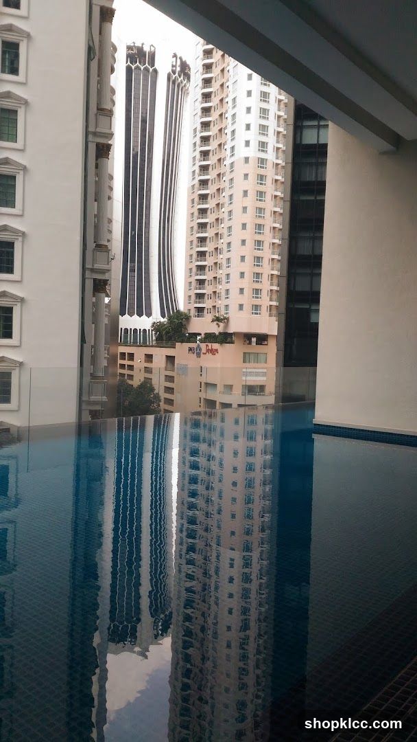 Reflections of Skyscrapers in Infinity Pool
