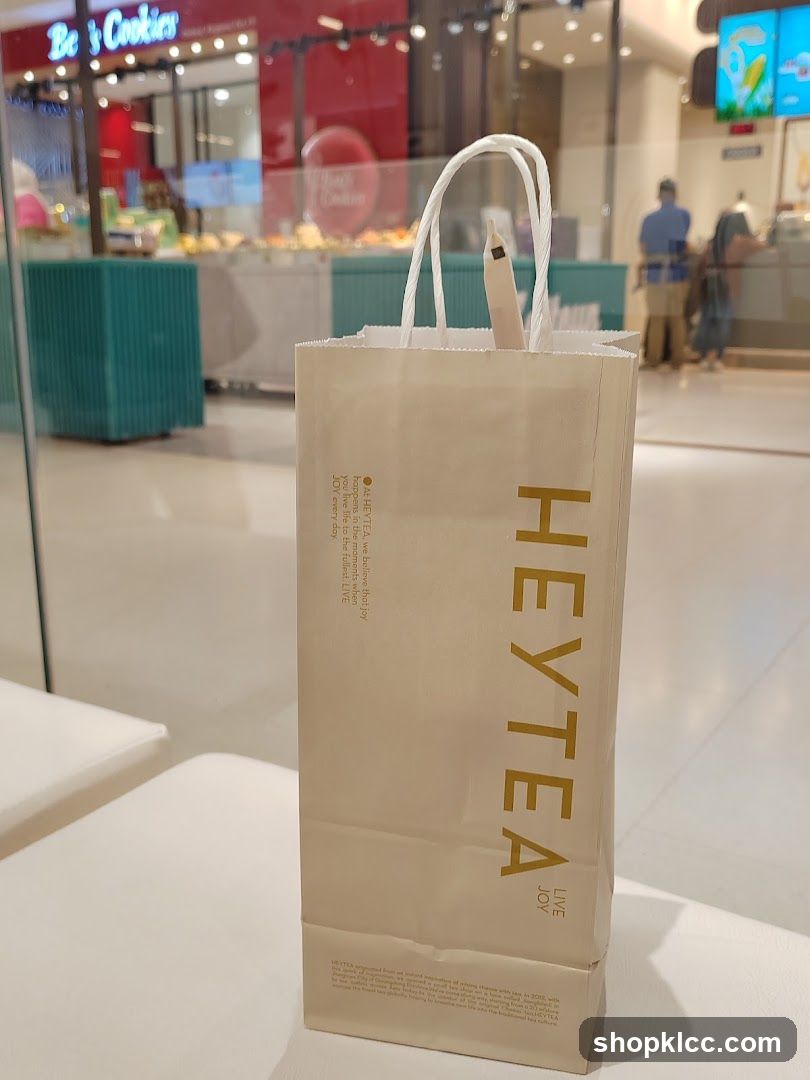 Paper Bag with HEYTEA Logo