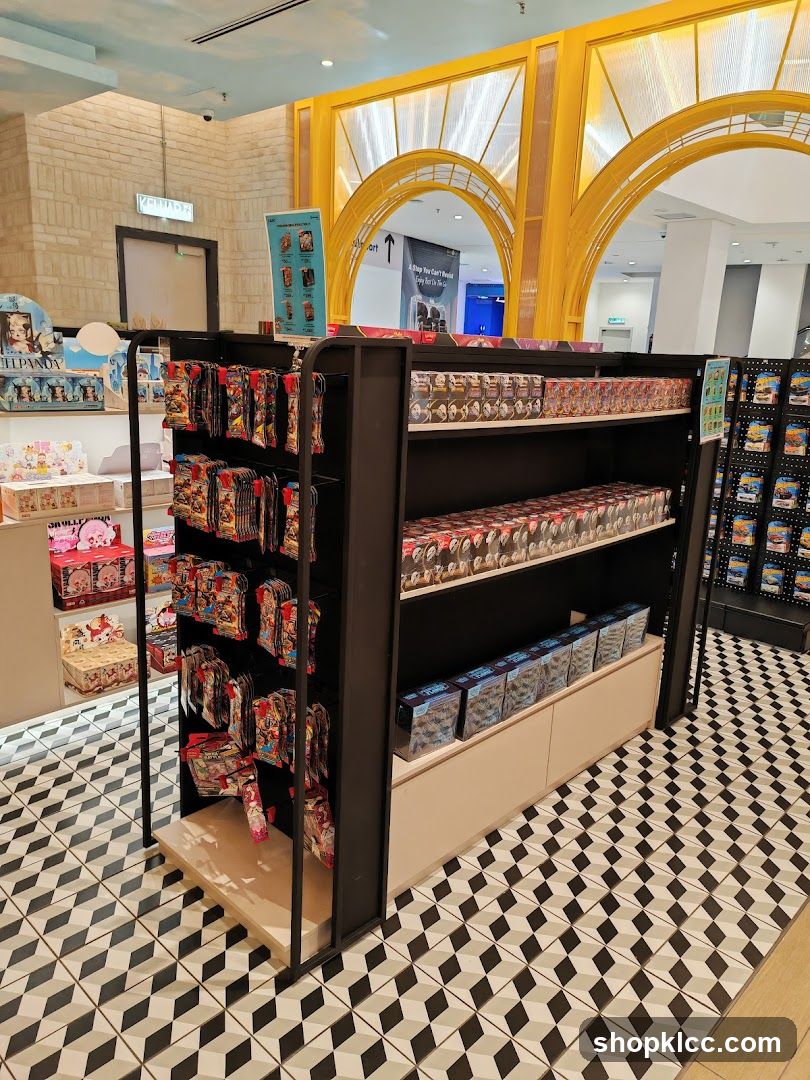 Retail Display of Collectible Items