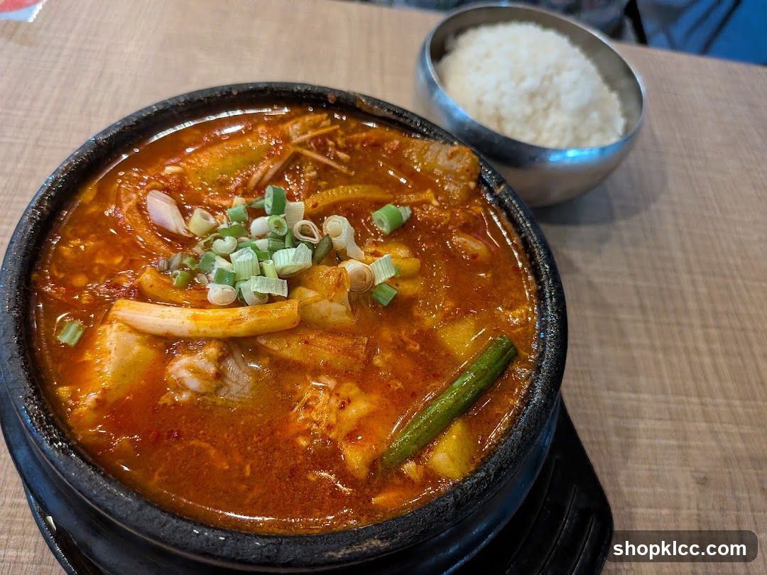 Spicy Korean Stew with Rice