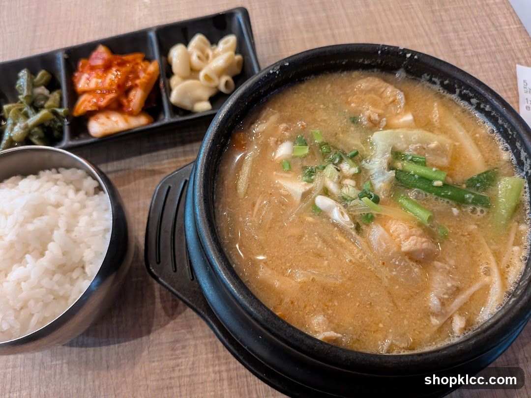 Korean Stew with Side Dishes