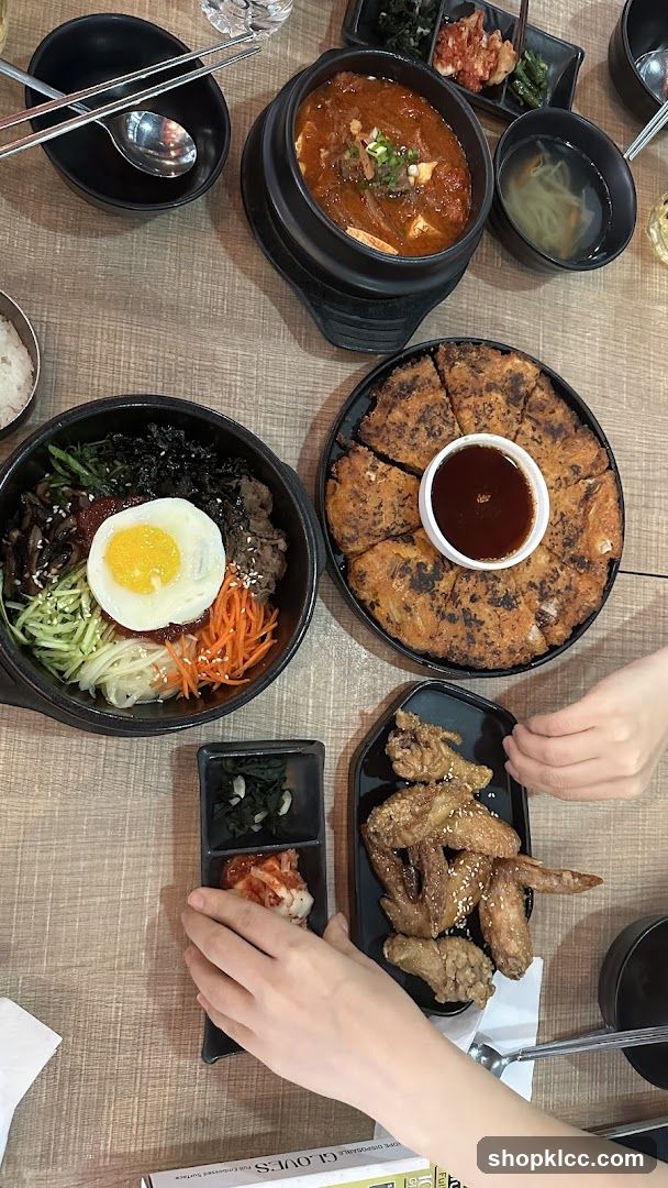 Korean Food Spread