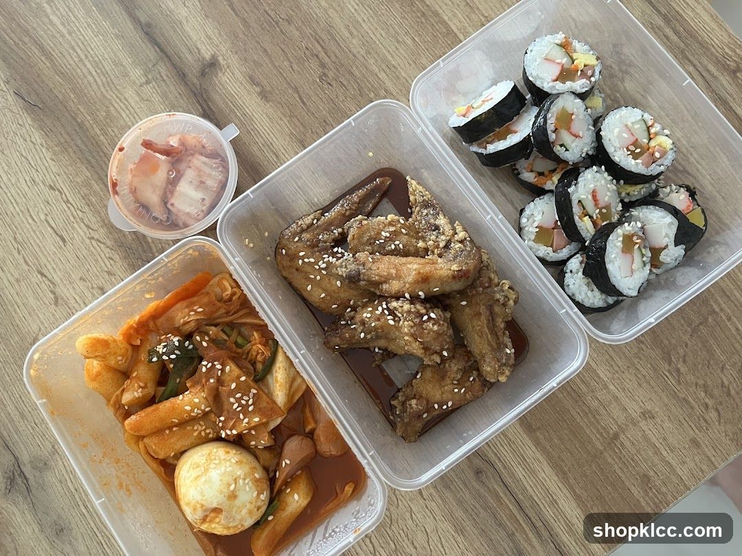 Korean Takeout Meal