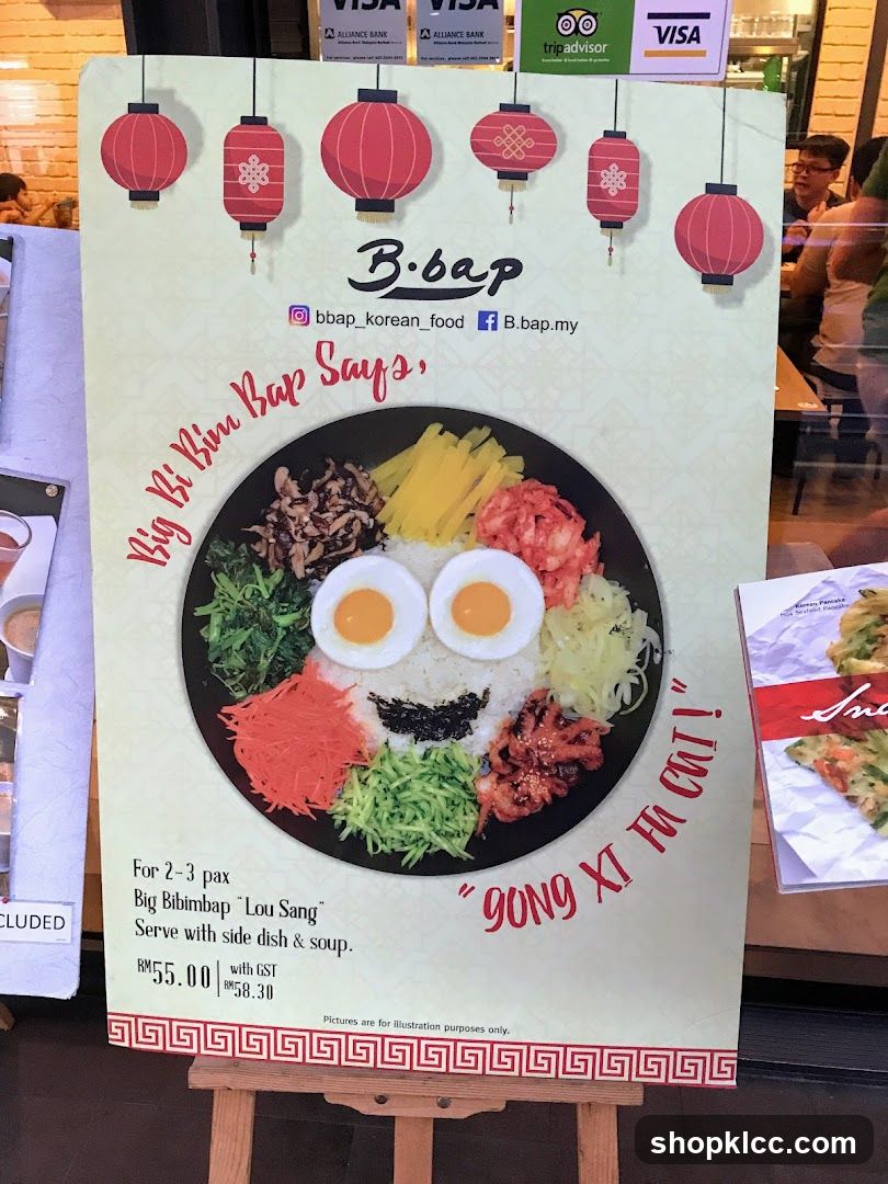 B.bap Korean Food Advertisement