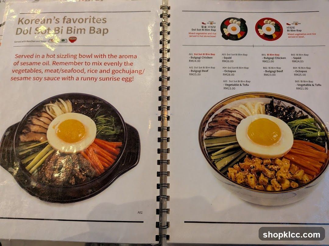 Korean's favorites Dol Sot Bi Bim Bap
