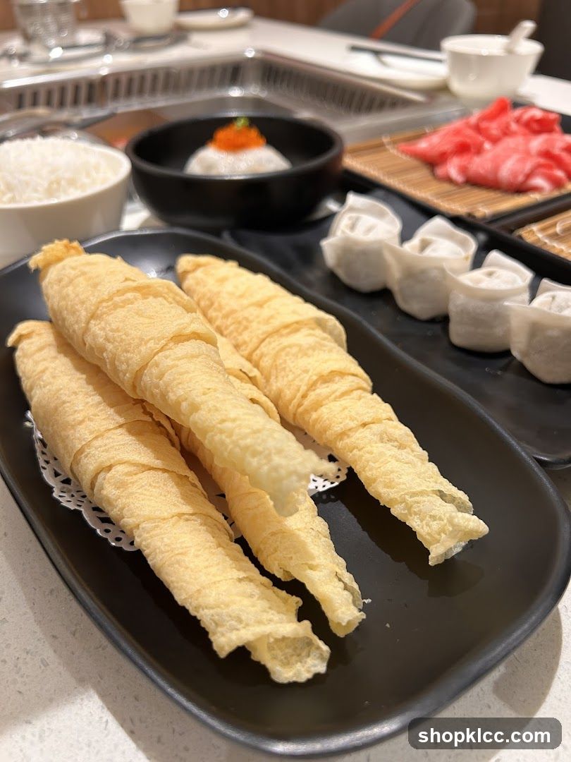 Fried Tofu Skin Rolls