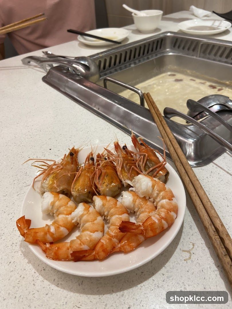Shrimp Platter at Hot Pot Restaurant