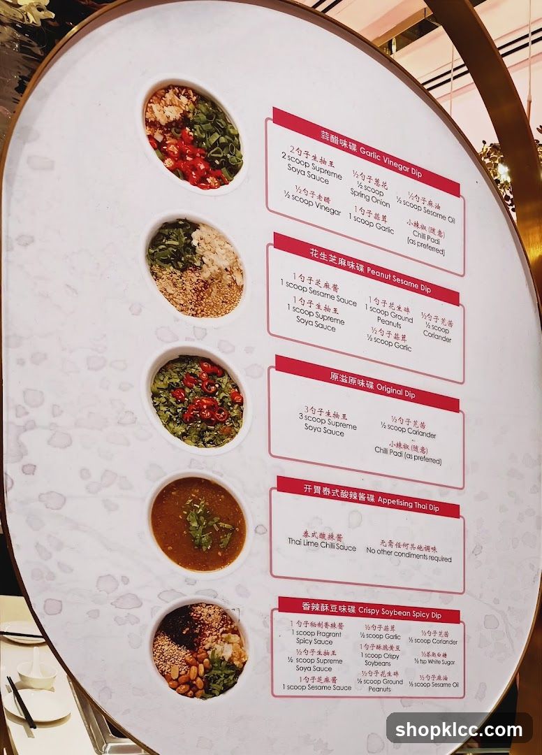Dips Menu