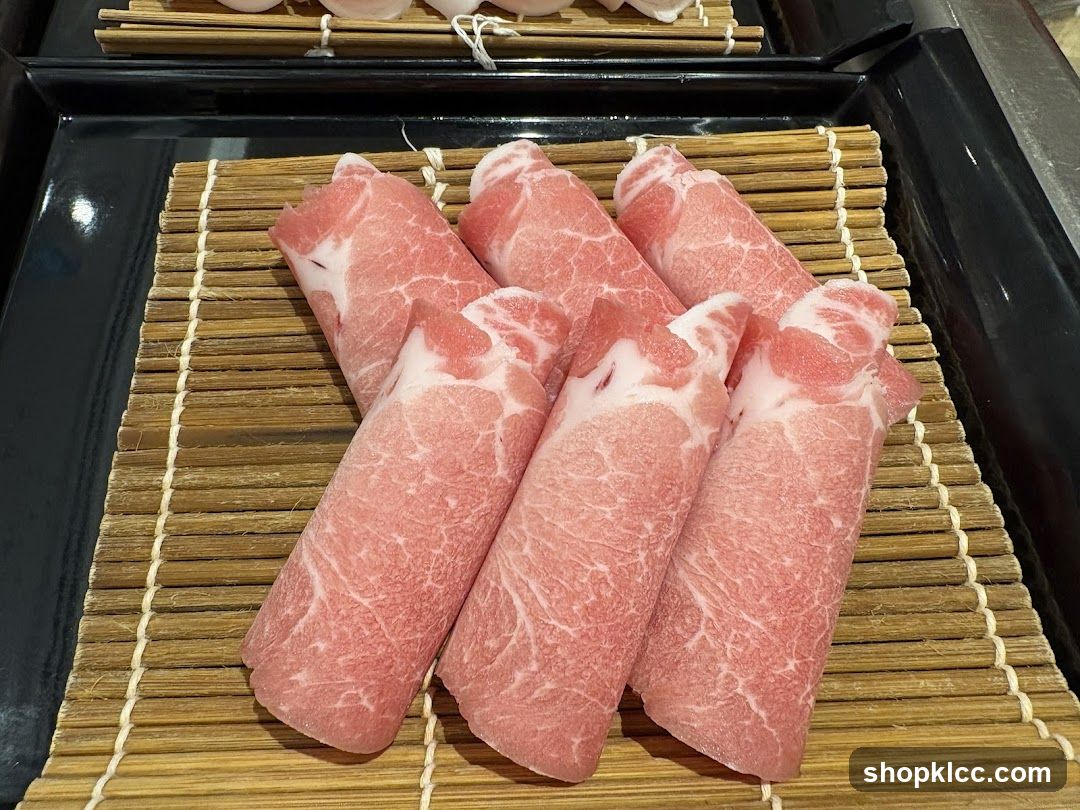 Thinly Sliced Pork Belly