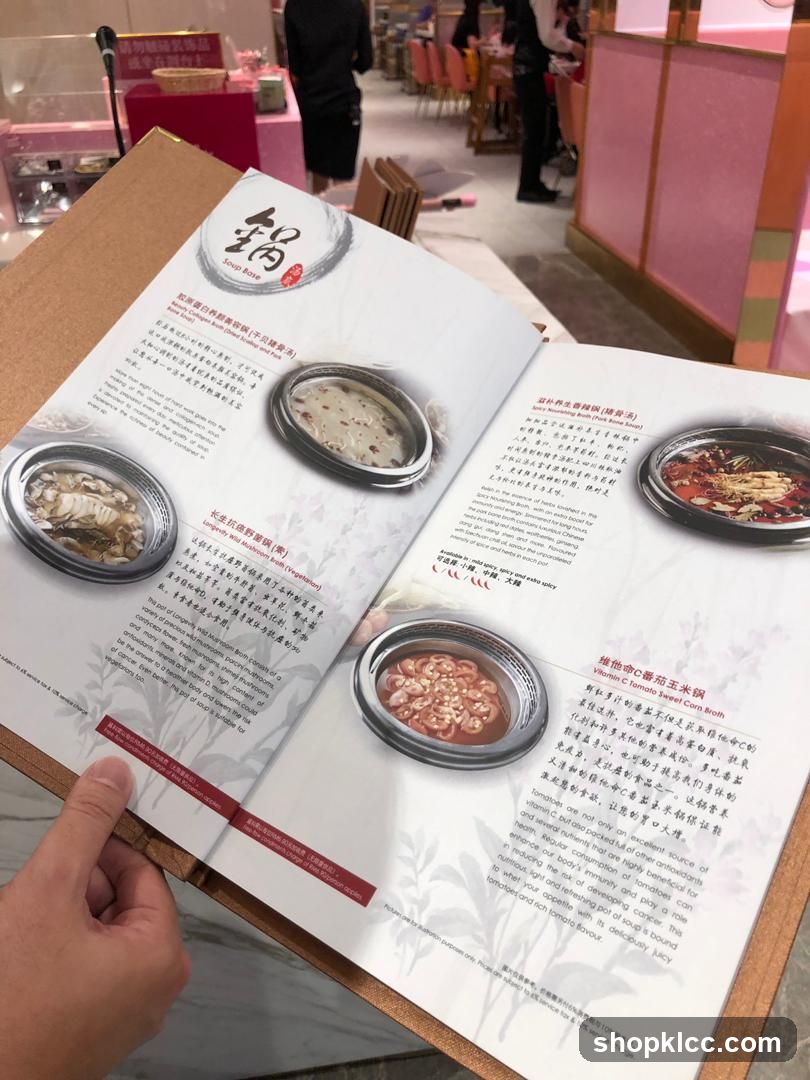 Soup Base Menu