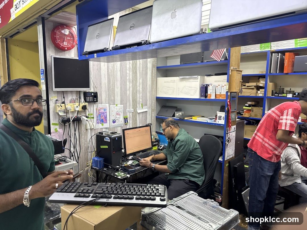 Computer Store Interior