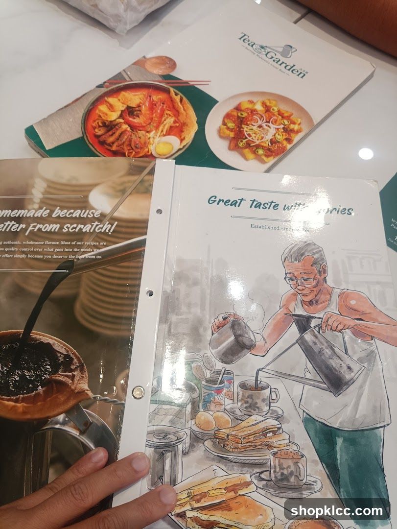 Tea Garden Menu