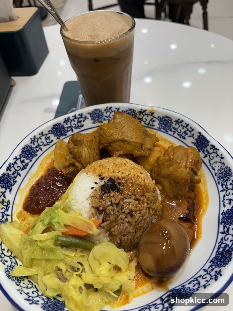 Chicken Curry Rice with Drink