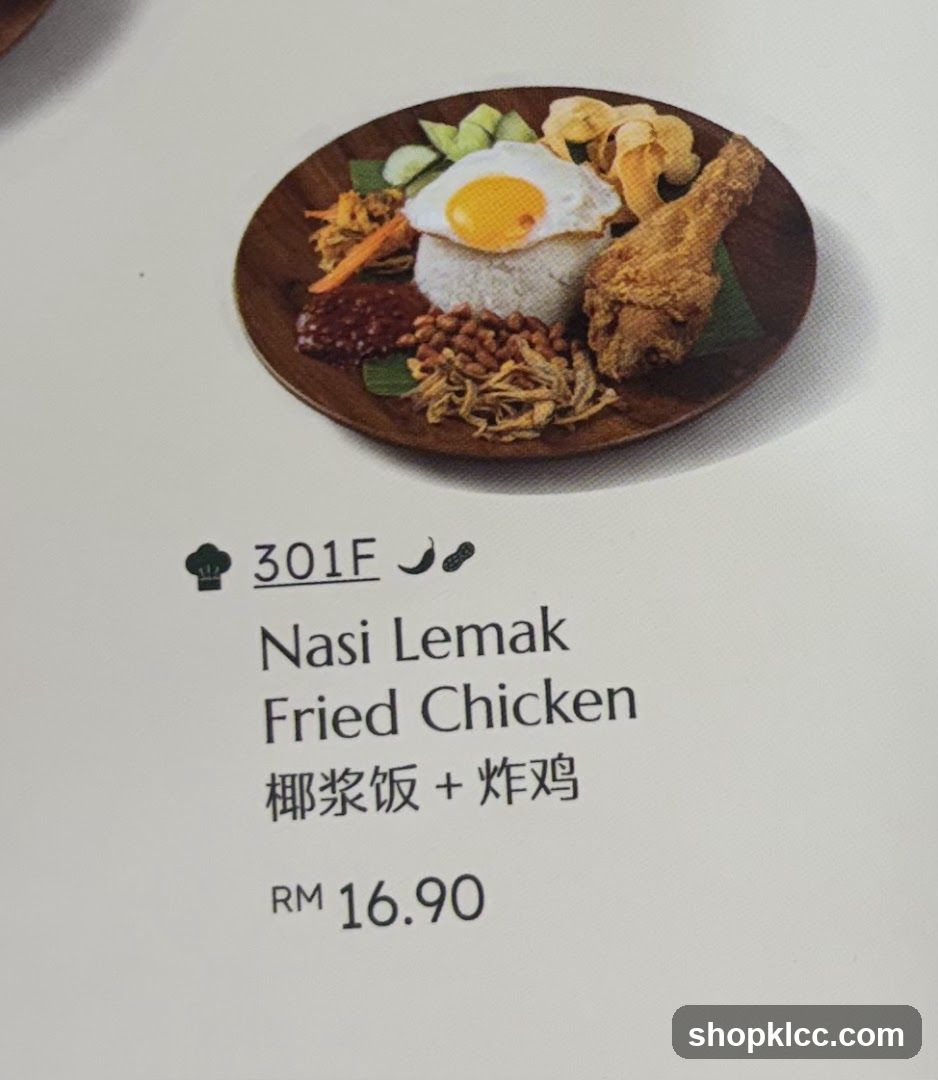 Nasi Lemak Fried Chicken