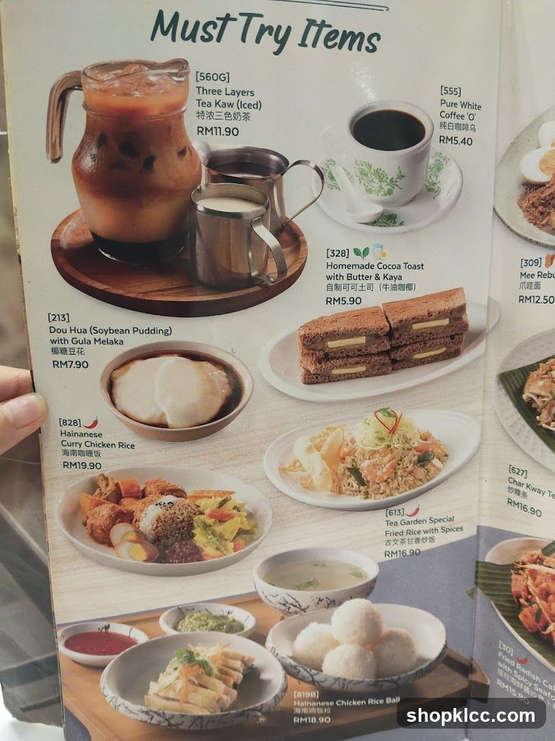 Must Try Items
