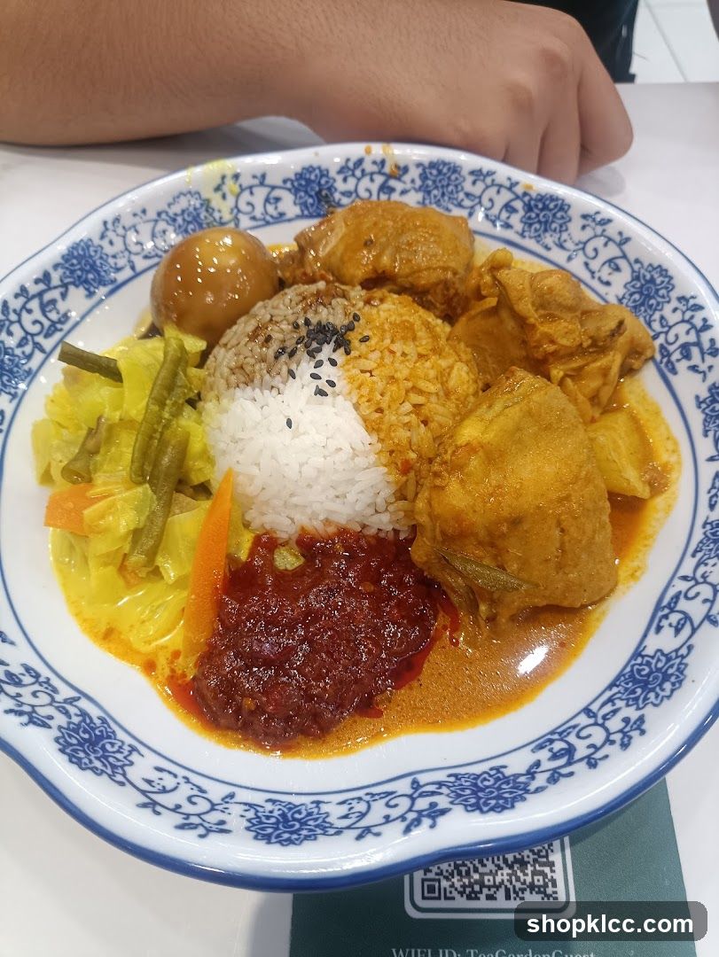 Curry Chicken Rice Plate