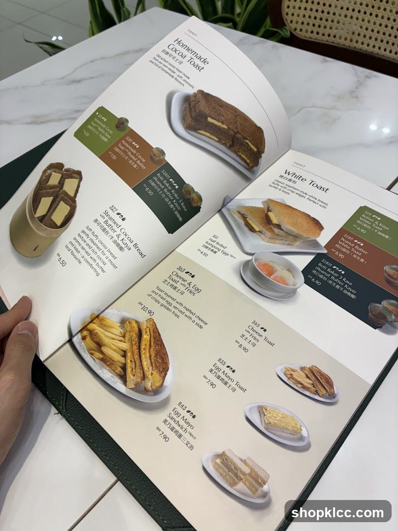 Toast Menu