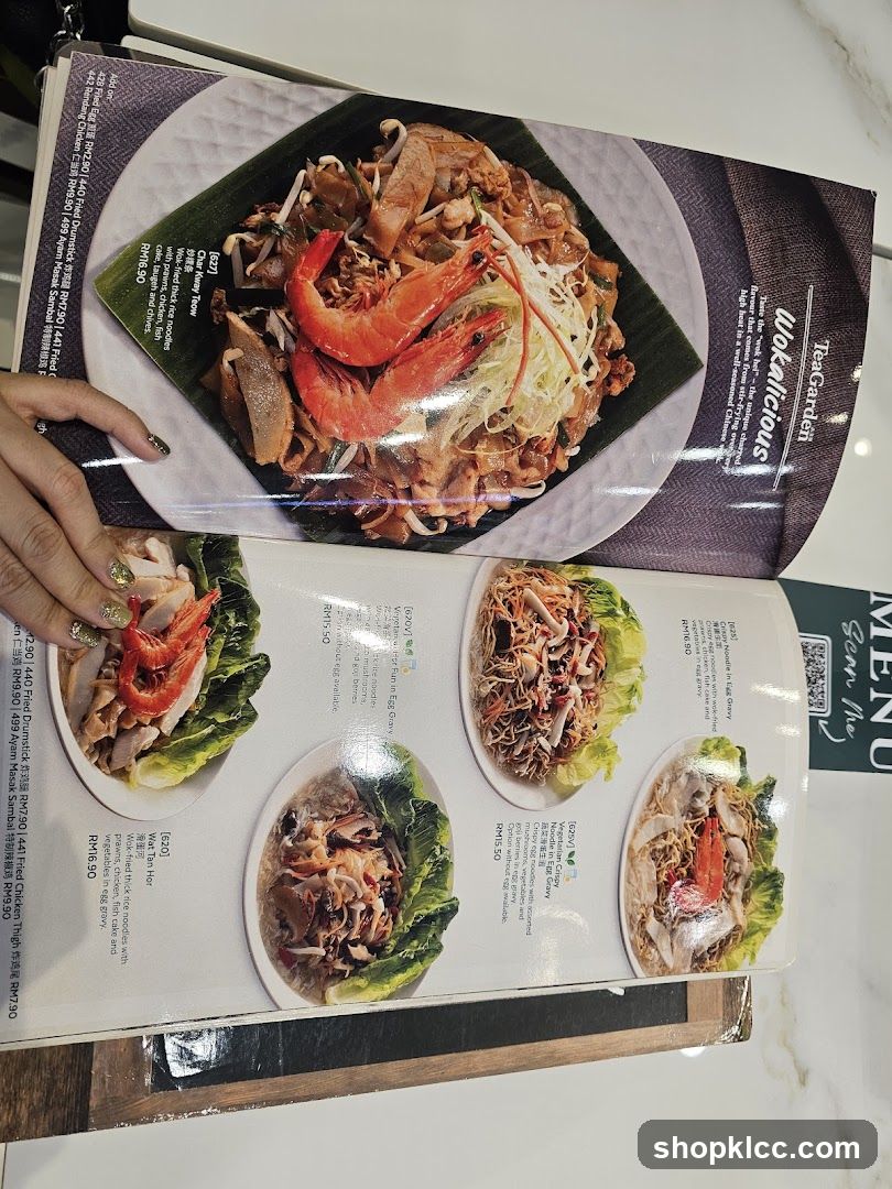 TeaGarden Woklicious Menu