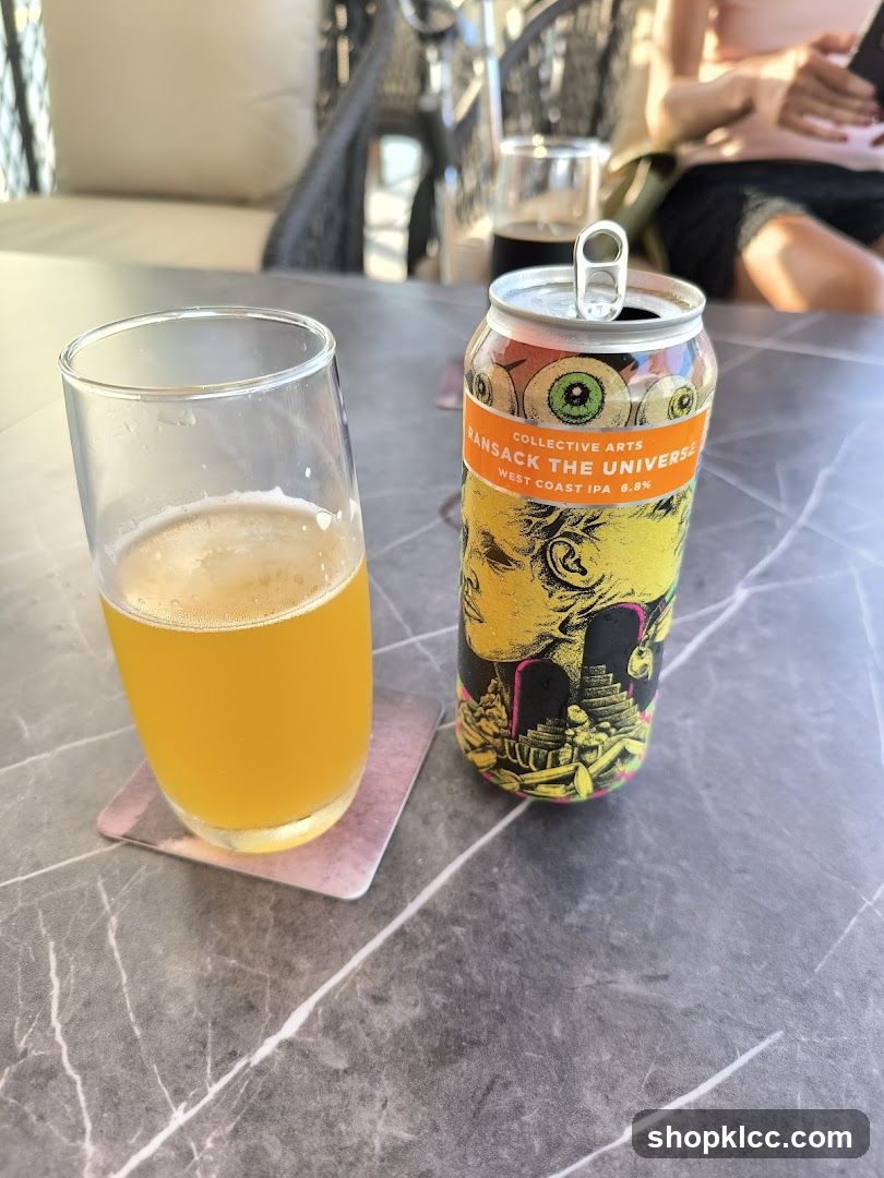 Beer and Can on Table