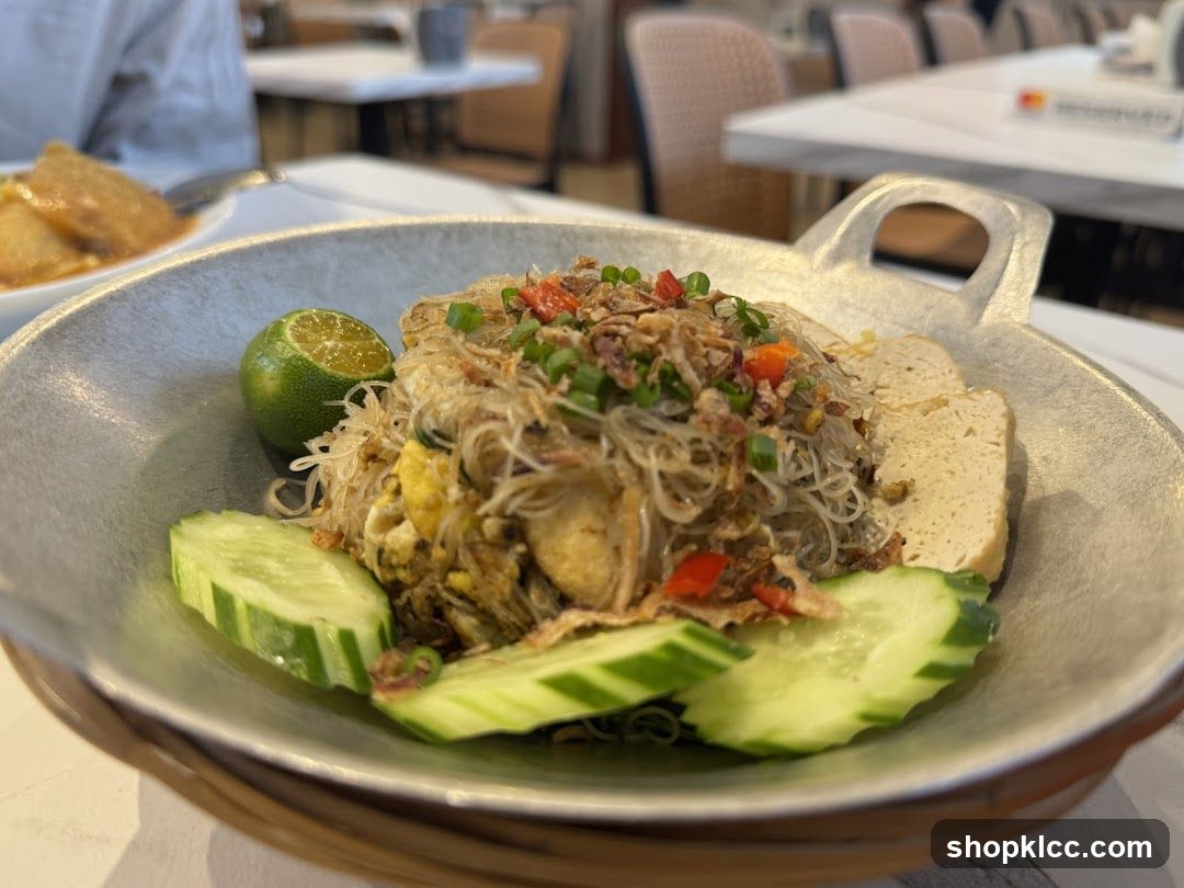 Noodle Dish with Tofu and Cucumber