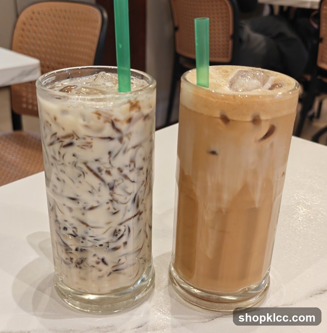 Two Iced Drinks