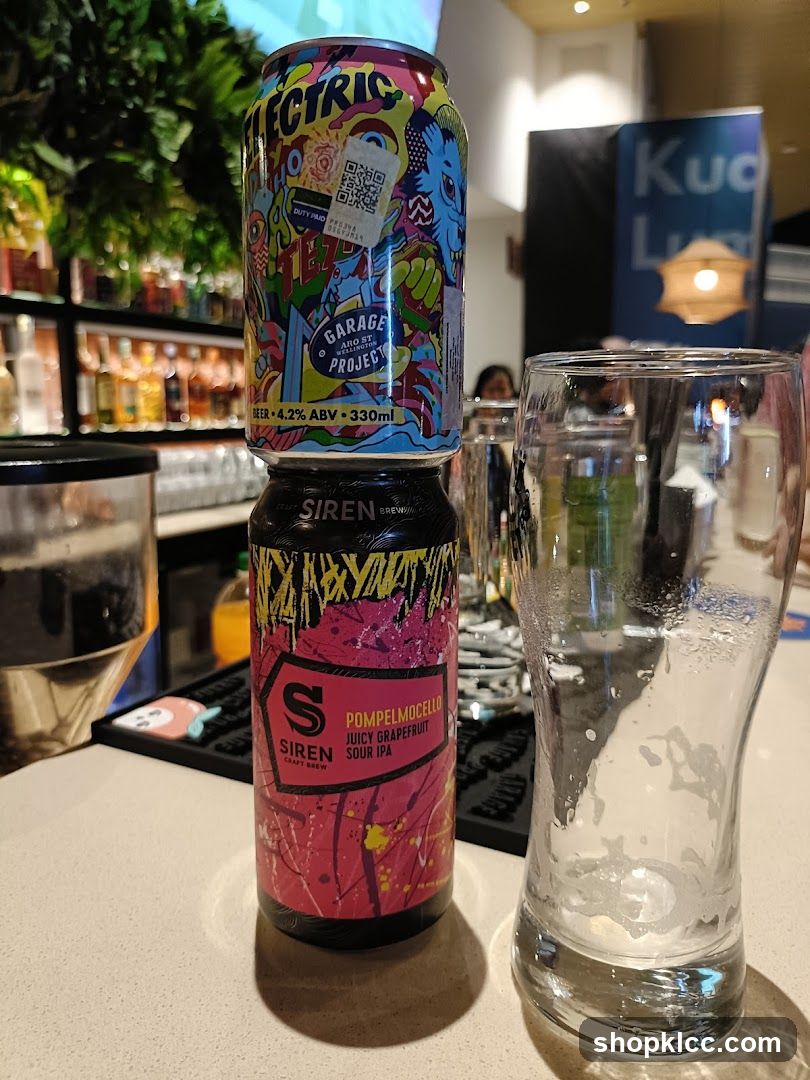 Beer Cans and Glass